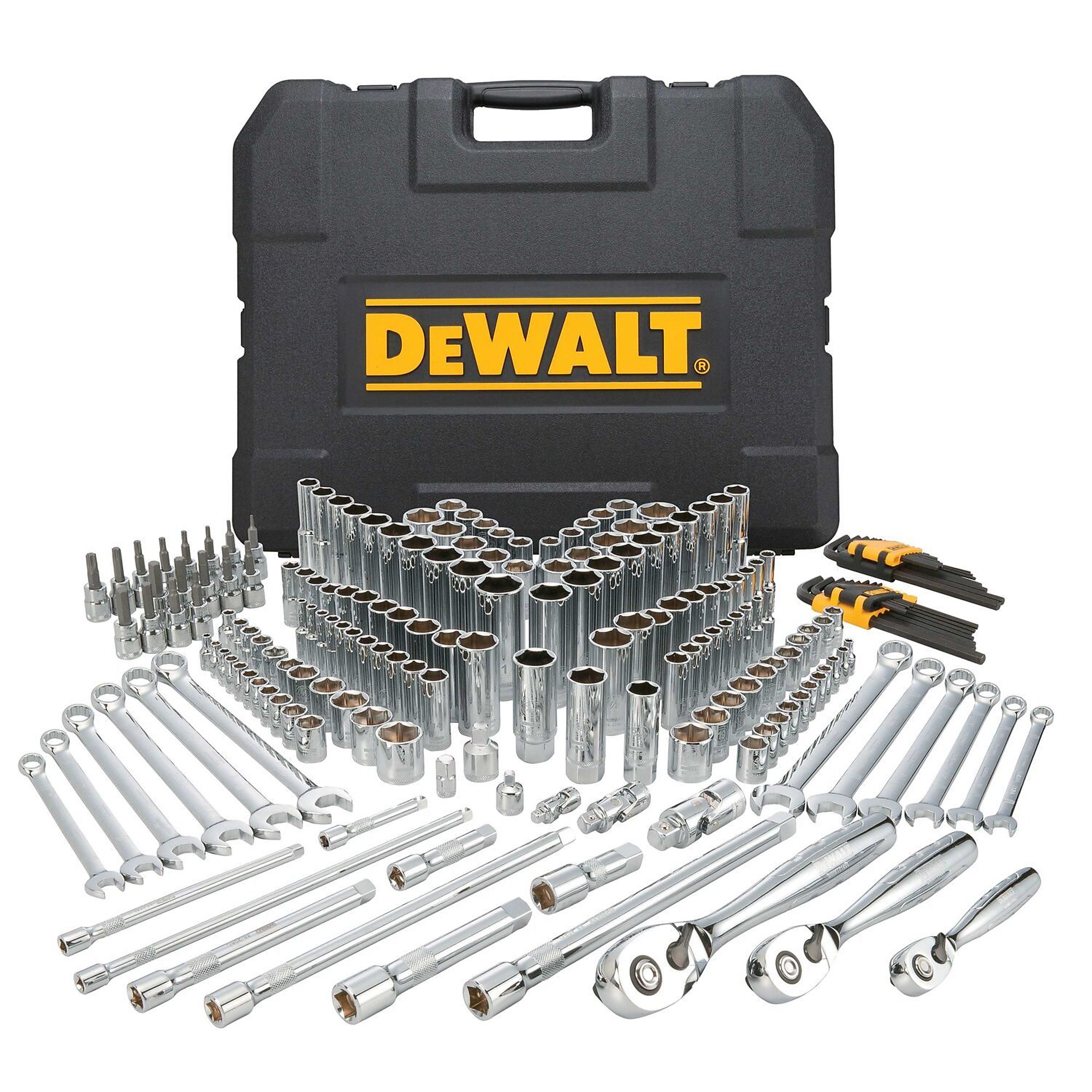 DEWALT, 204 pc Mechanics Tool Set, Pieces (qty.) 204 Model# DWMT72165